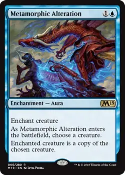 MTG Metamorphic Alteration - Foil, Core Set 2019, Near Mint, English - Image 1
