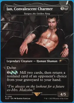 Ian Convalescent Charmer Tasigur Golden Fang (Secret Lair Promo) MINT (487794) - Image 1
