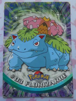 FLORIZARRE #03 - TOPPS TV ANIMATION EDITION 1999 - CARTE POKEMON - BON ETAT - Image 1