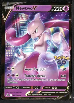 Mewtwo V SWSH223 (LP) - Sword & Shield Promo - Image 1