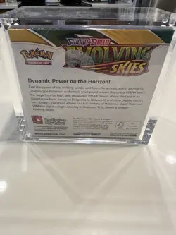 pokemon evolving skies booster box factory sealed + acrylic case - Image 3