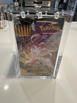 pokemon evolving skies booster box factory sealed + acrylic case - Image 4