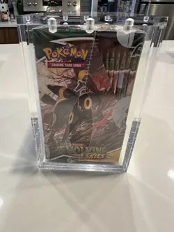 pokemon evolving skies booster box factory sealed + acrylic case - Image 5