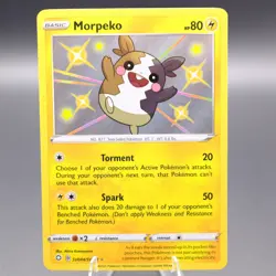 Morpeko SV044/SV122 Shiny Holo Rare Shining Fates: Shiny Vault Pokemon TCG NM - Image 1