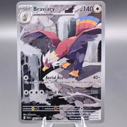 Braviary - 155/086 Illustration Rare SV: Black Bolt Pokemon TCG NM - Image 1