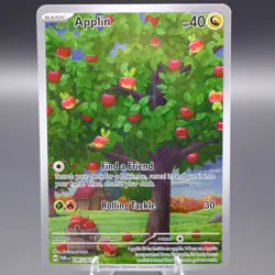 Applin 185/167 Illustration Rare SV06: Twilight Masquerade Pokemon TCG NM - Image 1