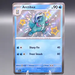 Arctibax 129/091 Shiny Rare SV: Paldean Fates Pokemon TCG NM - Image 1