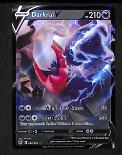 Darkrai V 098 V Rare Pokemon Astral Radiance 189 Holo 2022 - Image 1