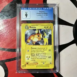 Pokemon Raichu Expedition Holo Rare #25 CGC/PSA 9 Mint - Image 1