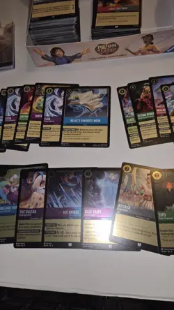 200+ LORCANA TCG Reign Of Jafar Cards Foil Rares Booster Box Fresh Pulled NM - Image 3