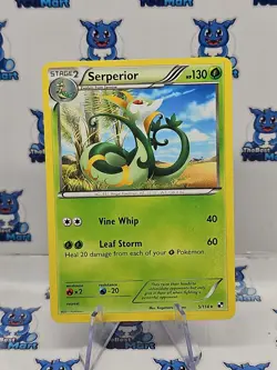 Serperior 5/114 Black & White Pokemon LP - Image 1