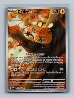 DEDENNE 093/088 HOLO ILLUSTRATION RARE PERFECT ORDER POKEMON NEAR MINT DEDENNE - Image 1