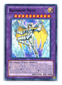 Rainbow Neos - LCGX-EN074 - Super Rare 1st Edition - Yugioh - Image 1