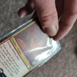 Adult Gold Dragon Card Adventures In The Forgotten Realms MTG Regular AFR R - Image 3