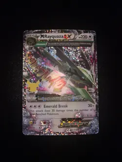 Pokemon Mega M Rayquaza EX Ultra Rare Card 76/108 - Image 1