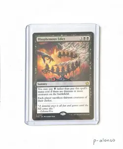 MTG - 1x Blasphemous Edict - Foundations - M/NM - Rare - Image 1