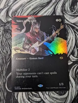 Voice of Victory (Borderless) | 331 | MTG | Tarkir: Dragonstorm | Foil | LP - Image 1