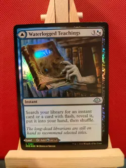 Waterlogged Teachings FOIL - Modern Horizons 3 - Uncommon - NM - MTG - Image 1