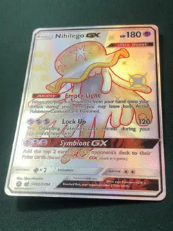 Shiny Nihilego GX - SV62/SV94 - Pokemon TCG Hidden Fates 2019 - NM - Image 3