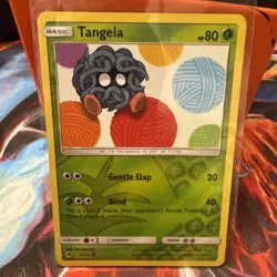 2018 Pokemon Tangela Common Lost Thunder 1/214 Reverse Holo LP - Image 1