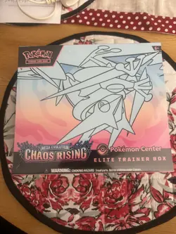Pokemon Chaos Rising Pokemon Center Elite Trainer Box ETB NEW SEALED IN HAND - Image 1