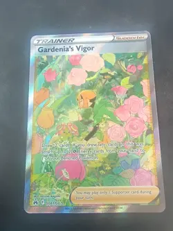 2023 Pokemon Sword-Shield Full Art Gardenias Vigir Crown Zenith #GG61 Light Play - Image 2