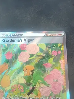 2023 Pokemon Sword-Shield Full Art Gardenias Vigir Crown Zenith #GG61 Light Play - Image 3