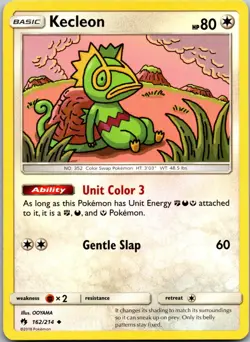 Kecleon 162/214 Uncommon Lost Thunder Pokemon Near Mint - Image 1