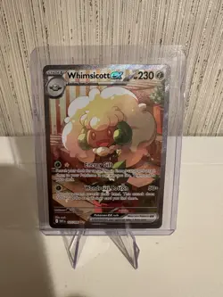 Whimsicott ex 165/086 White Flare Special Illustration Rare Pokemon TCG - Image 1