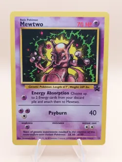 Mewtwo Pokemon Black Star Promo #14 WOTC 2000 - Image 1