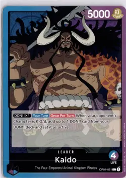 OP01-061 Kaido Leader English One Piece TCG Card - Image 3