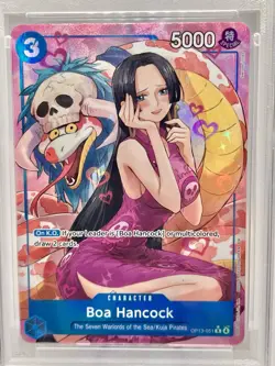2025 ONE PIECE OP13 051 CARRYING ON HIS WILL BOA HANCOCK ALT ART PSA 10 GEM MINT - Image 2