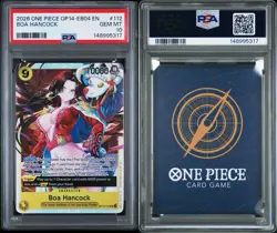 2026 One Piece Boa Hancock OP14-112 Alt Art PSA 10 GEM MINT Warlord 🔥 - Image 3