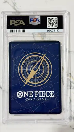 2022 PSA 10 GEM MT- MONKEY D LUFFY Alt Art OP01-024 - One Piece Romance Dawn - Image 2
