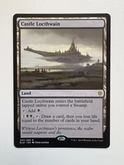 Castle Locthwain MTG Magic the Gathering Card NM Near Mint ELD - Image 1