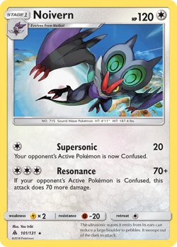 Noivern 101/131 Rare | Forbidden Light | Pokemon Card - Image 1