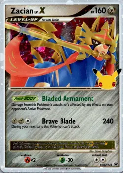 Zacian LV. X - Promo SWSH: Sword & Shield Promo Cards SWSH135 NM - Image 1
