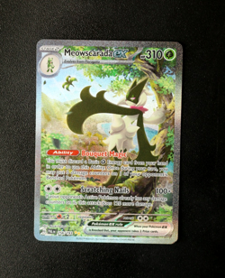 Pokemon Card TCG - Meowscarada EX 256/193 - Paldea Evolved - SIR - NM ⭐ - Image 1