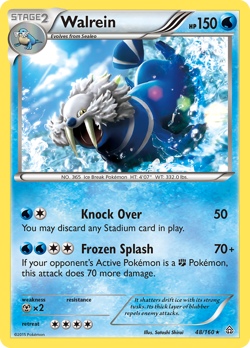 Walrein 48/160 Rare | Primal Clash | Pokemon Card - Image 1
