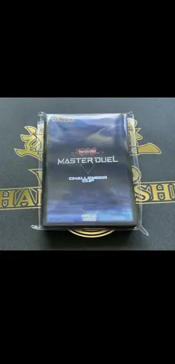 YU-GI-OH! MASTER DUEL CHALLENGER CUP CARD PROTECTOR SLEEVES BLUE HULLEN TCG OCG - Image 1