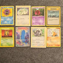 Nintendo Pokemon TCG Lot 8 Cards Cloyster Drampa Venipede Energy Removal - Image 1