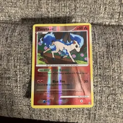 Pokemon Ponyta (Shiny) SH11 Arceus Reverse Holo Shiny Holo Rare Card 2009 - Image 1