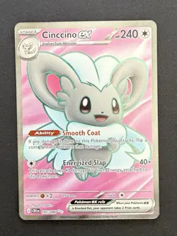 Cinccino Ex 105/086 Chaos Rising NEW Ultra Rare NM Pokemon Card - Image 1