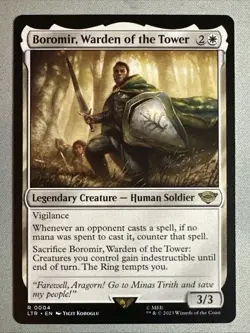 MTG / Boromir, Warden of the Tower / LTR / #4 / Regular / Rare / NM - Image 1