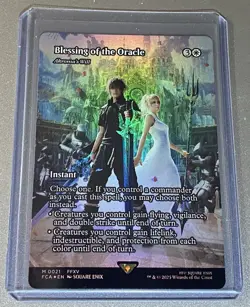 MTG Final Fantasy Blessing of the Oracle Showcase Foil Mythic M 0021 - Image 1