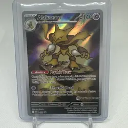 Pokemon TCG - Alakazam - Pokemon Center Stamped 009 Black Star Promo - Image 1