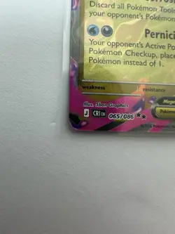 Mega Dragalge ex 065/086 Double Rare Pokemon TCG Chaos Rising NM - Image 3