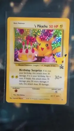 _____'s Pikachu 24 Celebrations: Classic Collection Pokemon NM - Image 1