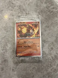 Pokemon TCG Ho-Oh 010/086 EB Games Chaos Rising Promo - Image 1