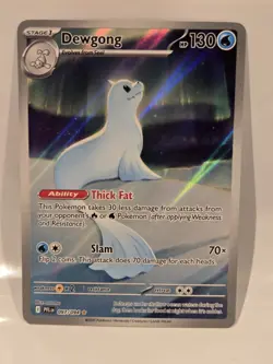 Pokemon TCG Dewgong 097/094 ME02: Phantasmal Flames Illustration Rare NM - Image 2